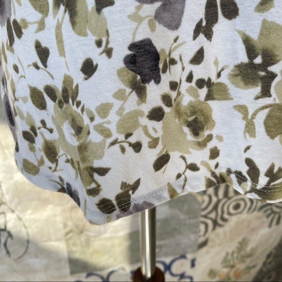 Anthropologie 9-H15 STCL Floral Short Sleeve Tee - Picture 13 of 16